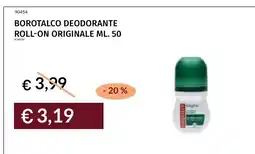 Prezzemolo e Vitale Borotalco deodorante roll-on originale offerta