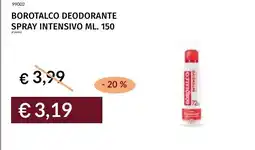 Prezzemolo e Vitale Borotalco deodorante spray intensivo offerta