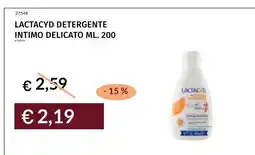 Prezzemolo e Vitale Lactacyd detergente intimo delicato offerta