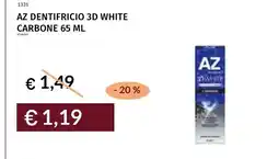 Prezzemolo e Vitale Az dentifricio 3d white carbone offerta