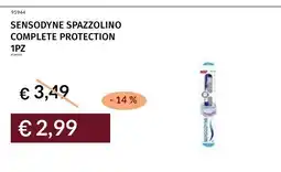 Prezzemolo e Vitale Sensodyne spazzolino complete protection offerta