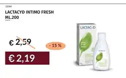 Prezzemolo e Vitale Lactacyd intimo fresh offerta
