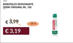 Prezzemolo e Vitale Borotalco deodorante spray original offerta