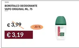Prezzemolo e Vitale Borotalco deodorante offerta
