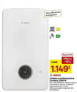 Leroy Merlin Caldaia a condensazione Condens 2300 W Bosch offerta