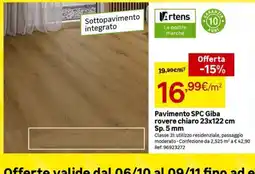 Leroy Merlin Pavimento SPC Giba rovere chiaro offerta