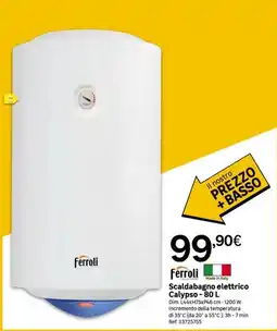 Leroy Merlin Scaldabagno elettrico Calypso - 80 L offerta