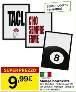 Leroy Merlin Stampa incorniciata offerta