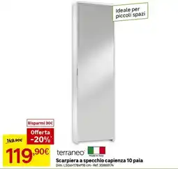 Leroy Merlin Scarpiera a specchio terraneo offerta