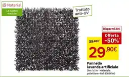 Leroy Merlin Pannello lavanda artificiale offerta