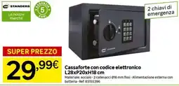 Leroy Merlin Cassaforte con codice elettronico Standers offerta