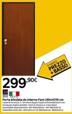 Leroy Merlin Porta blindata da interno Fast offerta