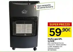Leroy Merlin Stufa a gas GPL DCG offerta