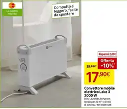 Leroy Merlin Convettore mobile elettrico Lake 3 offerta