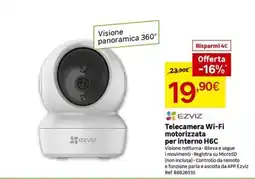 Leroy Merlin Telecamera Wi-Fi motorizzata per interno H6C offerta