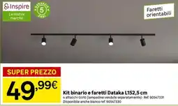 Leroy Merlin Kit binario e faretti Dataka offerta