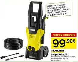 Leroy Merlin Idropulitrice K3 Karcher offerta