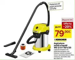 Leroy Merlin Aspiratore solidi e liquidi Karcher offerta