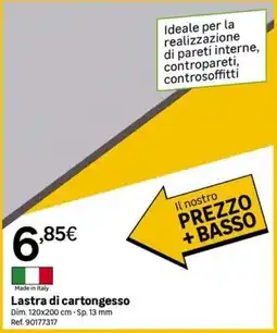 Leroy Merlin Lastra di cartongesso offerta