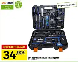 Leroy Merlin Set utensili manuali in valigetta Dexter offerta