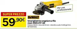 Leroy Merlin Smerigliatrice angolare a filo DEWALT offerta