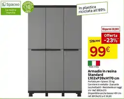 Leroy Merlin Armadio in resina Standard offerta