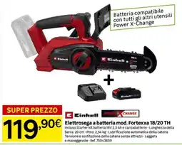 Leroy Merlin Elettroseg a batteria mod. Fortexxa 18/20 TH offerta