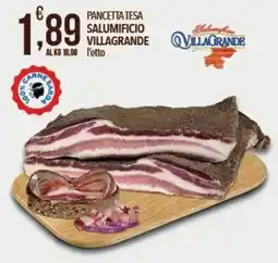 Iper Nonna Isa Pancetta tesa Salumificio Villagrande offerta