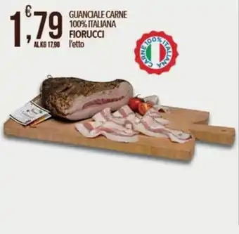 Guanciale carne Fiorucci