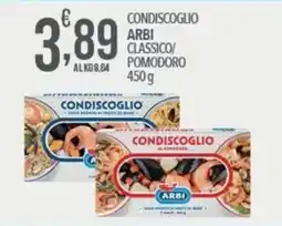 Iper Nonna Isa Condiscoglio Arbi classico offerta