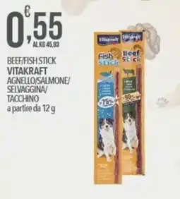 Iper Nonna Isa Beef/Fish Stick Vitakraft offerta