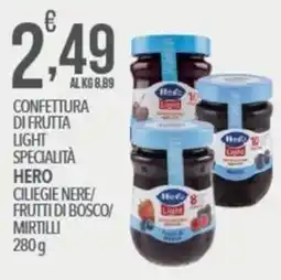 Iper Nonna Isa Confettura di frutta light specialità Hero offerta