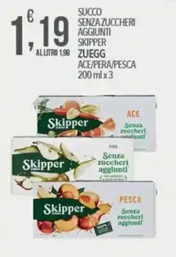 Iper Nonna Isa Succo senza zuccheri aggiunti Skipper offerta