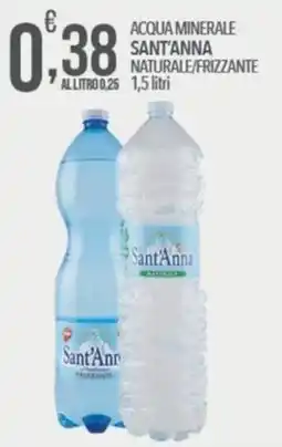 Iper Nonna Isa Acqua minerale Sant'Anna naturale/frizzante offerta