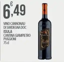 Iper Nonna Isa Vino Cannonau di Sardegna Doc Isula Cantina Giampietro Puggioni offerta