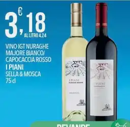 Iper Nonna Isa Vino IGT Nuraghe Majore Bianco/Capocaccia Rosso I Piani Sella & Mosca offerta