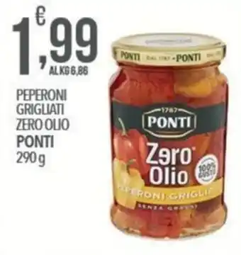 Peperoni grigliati zero olio Ponti