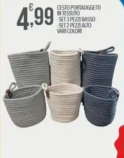 Iper Nonna Isa Cesto portaoggetti in tessuto offerta