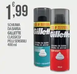 Iper Nonna Isa Schiuma da barba Gillette Classico offerta