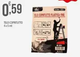 Iper Nonna Isa Telo copritutto plastica fine offerta