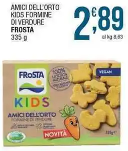 Sidis mini Frosta Kids Amici dell'orto formine di verdure offerta