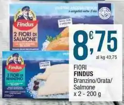 Sidis mini Fiori Findus Branzino/Orata/Salmone offerta