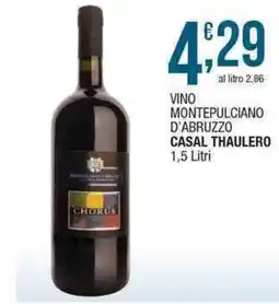 Sidis mini Vino Montepulciano d'Abruzzo Casal Thaulero offerta