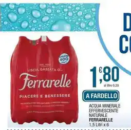 Sidis mini Acqua minerale effervescente naturale Ferrarelle offerta