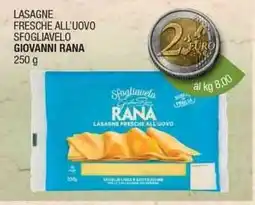 Sidis mini Lasagne fresche all'uovo Rana offerta