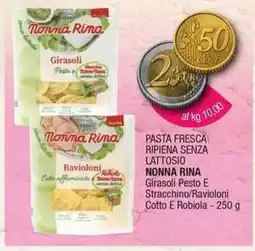 Sidis mini Nonna Rina Pasta Fresca Riplena Senza Lattosio offerta