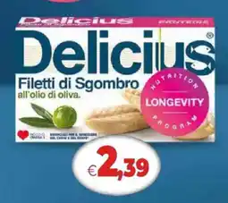 Galassia Delicius Filetti di Sgombro all'olio di oliva offerta