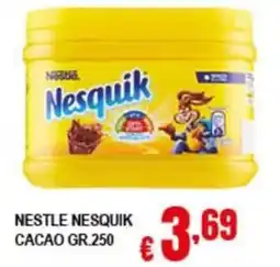 Risparmio Supermercati Nestlé Nesquik Cacao offerta