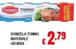 Risparmio Supermercati Donzela tonno naturale offerta