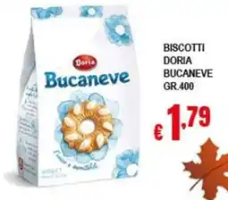 Risparmio Supermercati Biscotti Doria Bucaneve offerta